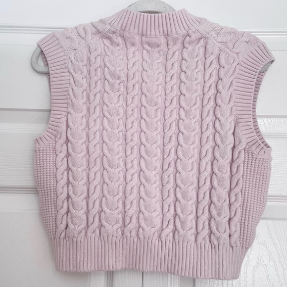 Aritzia Sunday Best winston Pink sweater vest - Picture 7 of 9
